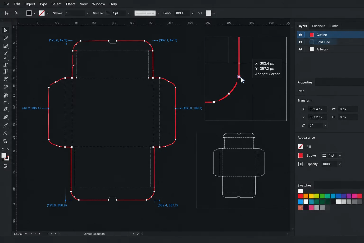 Silhouette Studio Vector Trace Review and Node Inspection