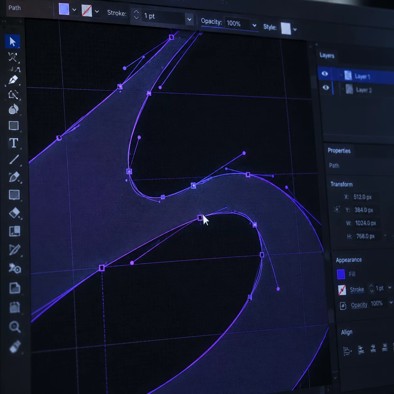 Vector tracing precision and curve topology analysis