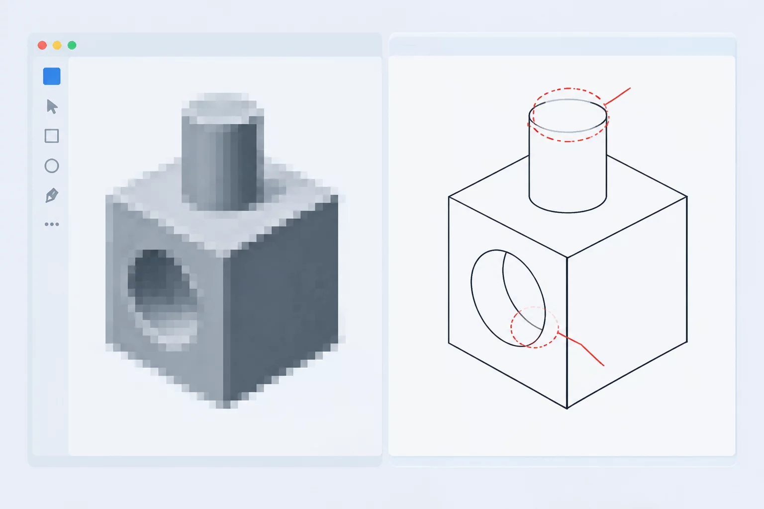 Visualizing Lost Shapes